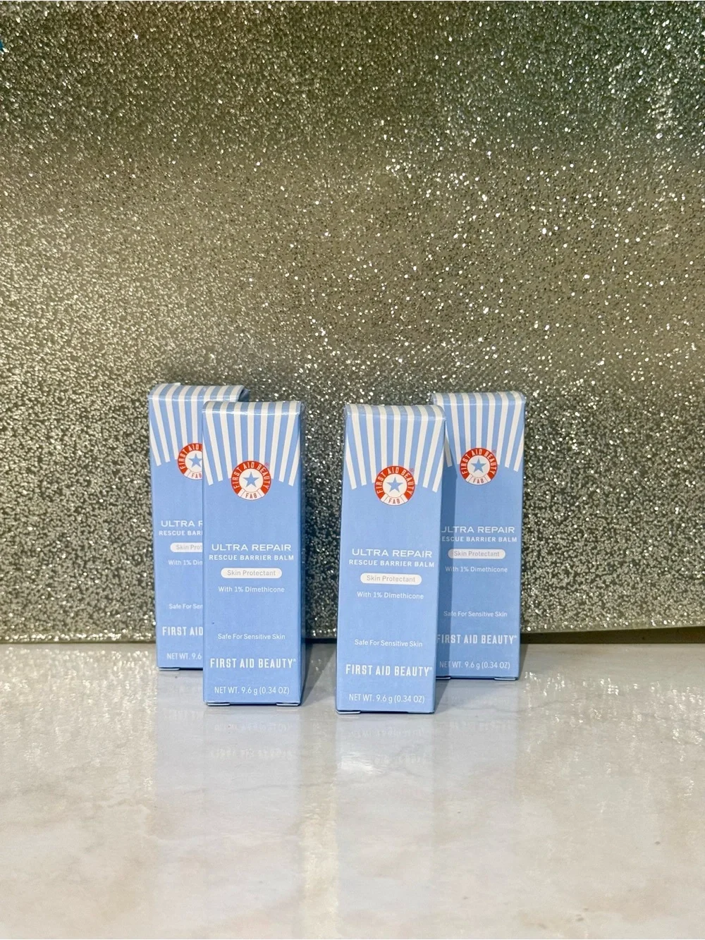 5 for $25 item 🌺 Mini First Aid Beauty Ultra Repair Rescue Barrier Balm x4
